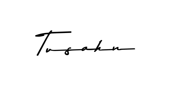 How to Draw Tusahn signature style? Asem Kandis PERSONAL USE is a latest design signature styles for name Tusahn. Tusahn signature style 9 images and pictures png