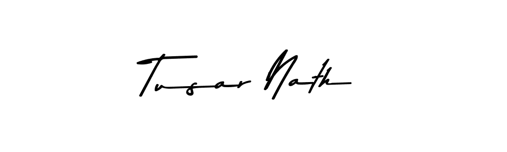 Use a signature maker to create a handwritten signature online. With this signature software, you can design (Asem Kandis PERSONAL USE) your own signature for name Tusar Nath. Tusar Nath signature style 9 images and pictures png