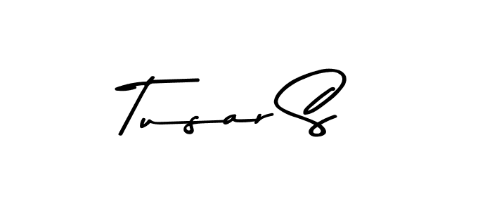 if you are searching for the best signature style for your name Tusar S. so please give up your signature search. here we have designed multiple signature styles  using Asem Kandis PERSONAL USE. Tusar S signature style 9 images and pictures png