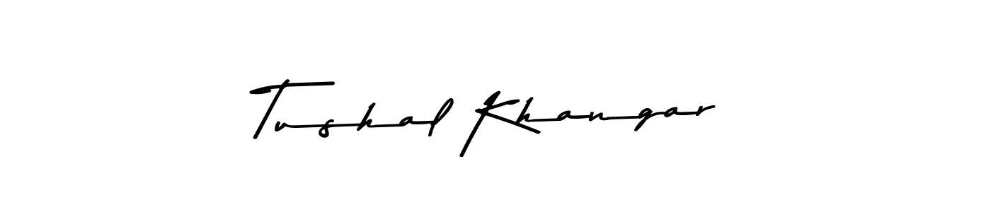 Also we have Tushal Khangar name is the best signature style. Create professional handwritten signature collection using Asem Kandis PERSONAL USE autograph style. Tushal Khangar signature style 9 images and pictures png