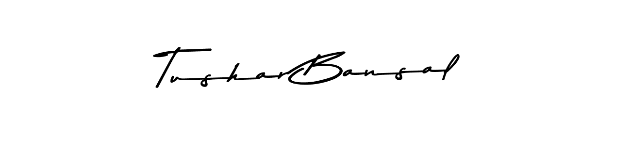 Similarly Asem Kandis PERSONAL USE is the best handwritten signature design. Signature creator online .You can use it as an online autograph creator for name Tushar Bansal. Tushar Bansal signature style 9 images and pictures png