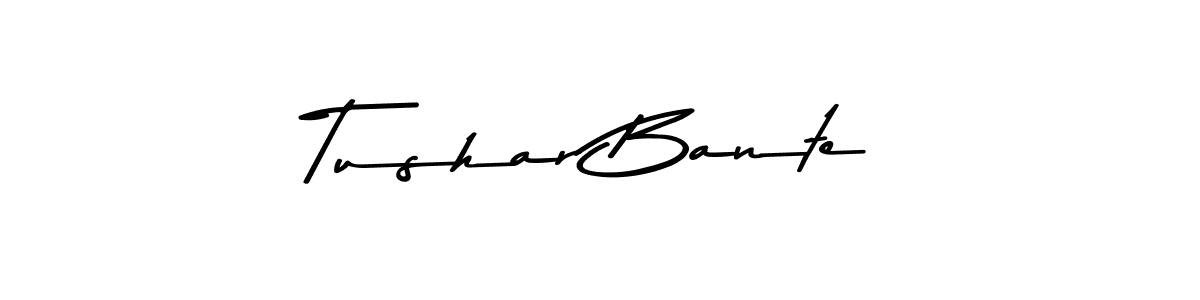How to Draw Tushar Bante signature style? Asem Kandis PERSONAL USE is a latest design signature styles for name Tushar Bante. Tushar Bante signature style 9 images and pictures png