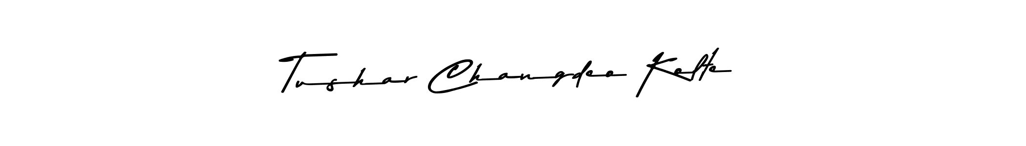 You can use this online signature creator to create a handwritten signature for the name Tushar Changdeo Kolte. This is the best online autograph maker. Tushar Changdeo Kolte signature style 9 images and pictures png