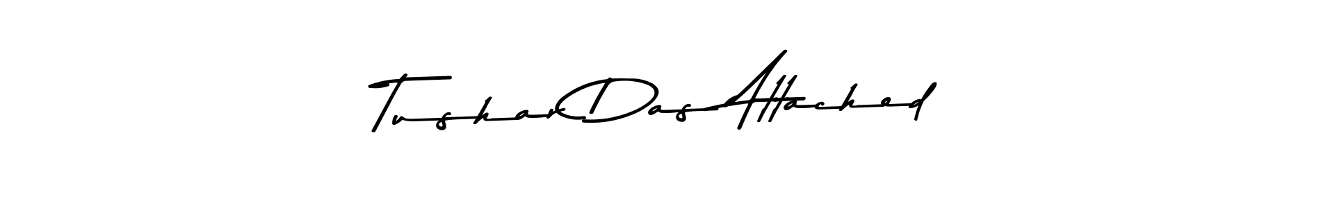 Design your own signature with our free online signature maker. With this signature software, you can create a handwritten (Asem Kandis PERSONAL USE) signature for name Tushar Das Attached. Tushar Das Attached signature style 9 images and pictures png