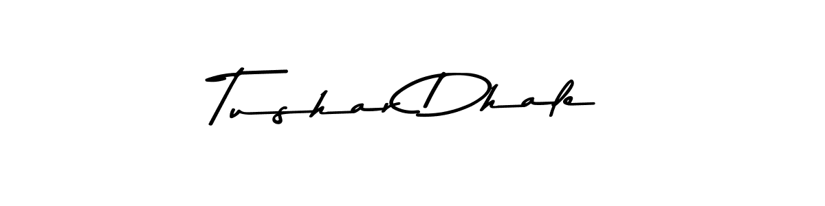 This is the best signature style for the Tushar Dhale name. Also you like these signature font (Asem Kandis PERSONAL USE). Mix name signature. Tushar Dhale signature style 9 images and pictures png