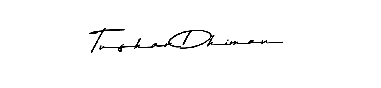 You should practise on your own different ways (Asem Kandis PERSONAL USE) to write your name (Tushar Dhiman) in signature. don't let someone else do it for you. Tushar Dhiman signature style 9 images and pictures png