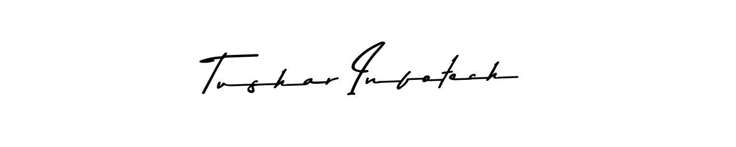 Use a signature maker to create a handwritten signature online. With this signature software, you can design (Asem Kandis PERSONAL USE) your own signature for name Tushar Infotech. Tushar Infotech signature style 9 images and pictures png