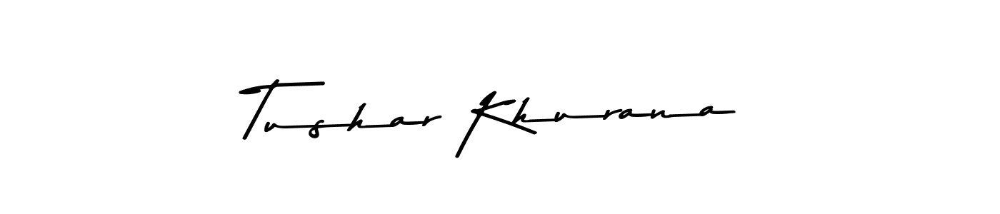 Tushar Khurana stylish signature style. Best Handwritten Sign (Asem Kandis PERSONAL USE) for my name. Handwritten Signature Collection Ideas for my name Tushar Khurana. Tushar Khurana signature style 9 images and pictures png