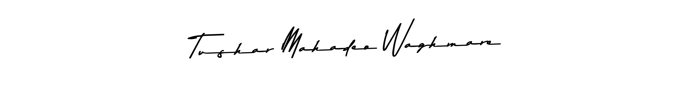 Make a beautiful signature design for name Tushar Mahadeo Waghmare. With this signature (Asem Kandis PERSONAL USE) style, you can create a handwritten signature for free. Tushar Mahadeo Waghmare signature style 9 images and pictures png