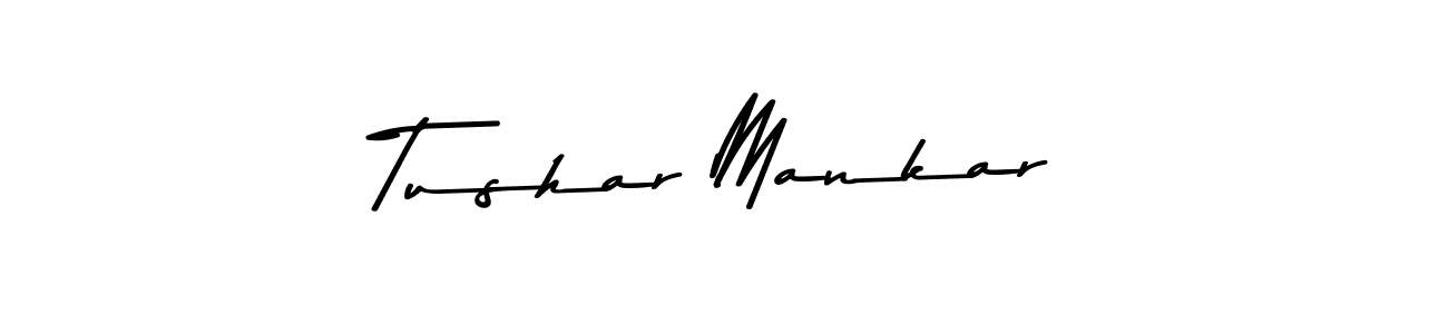 The best way (Asem Kandis PERSONAL USE) to make a short signature is to pick only two or three words in your name. The name Tushar Mankar include a total of six letters. For converting this name. Tushar Mankar signature style 9 images and pictures png