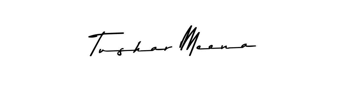 Similarly Asem Kandis PERSONAL USE is the best handwritten signature design. Signature creator online .You can use it as an online autograph creator for name Tushar Meena. Tushar Meena signature style 9 images and pictures png