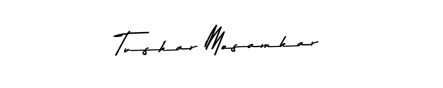 Here are the top 10 professional signature styles for the name Tushar Mosamkar. These are the best autograph styles you can use for your name. Tushar Mosamkar signature style 9 images and pictures png