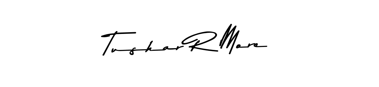 Make a beautiful signature design for name Tushar R More. With this signature (Asem Kandis PERSONAL USE) style, you can create a handwritten signature for free. Tushar R More signature style 9 images and pictures png