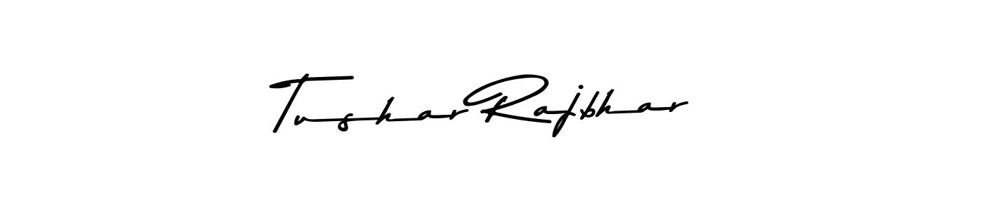 You should practise on your own different ways (Asem Kandis PERSONAL USE) to write your name (Tushar Rajbhar) in signature. don't let someone else do it for you. Tushar Rajbhar signature style 9 images and pictures png