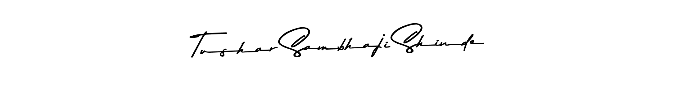 Use a signature maker to create a handwritten signature online. With this signature software, you can design (Asem Kandis PERSONAL USE) your own signature for name Tushar Sambhaji Shinde. Tushar Sambhaji Shinde signature style 9 images and pictures png