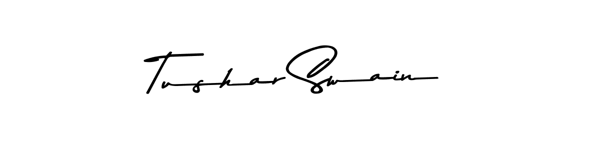 Create a beautiful signature design for name Tushar Swain. With this signature (Asem Kandis PERSONAL USE) fonts, you can make a handwritten signature for free. Tushar Swain signature style 9 images and pictures png