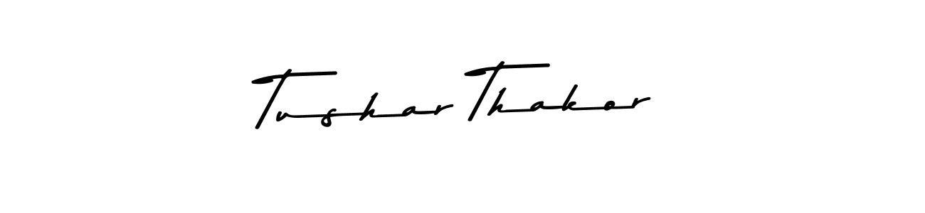 This is the best signature style for the Tushar Thakor name. Also you like these signature font (Asem Kandis PERSONAL USE). Mix name signature. Tushar Thakor signature style 9 images and pictures png