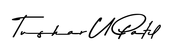 Here are the top professional signature styles for the name Tushar U Patil. These are the best autograph styles you can use for your name. Tushar U Patil signature style 9 images and pictures png