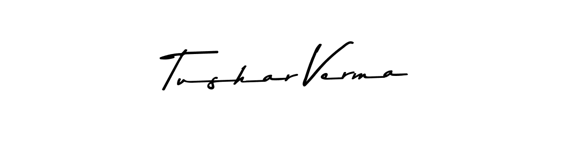 The best way (Asem Kandis PERSONAL USE) to make a short signature is to pick only two or three words in your name. The name Tushar Verma include a total of six letters. For converting this name. Tushar Verma signature style 9 images and pictures png