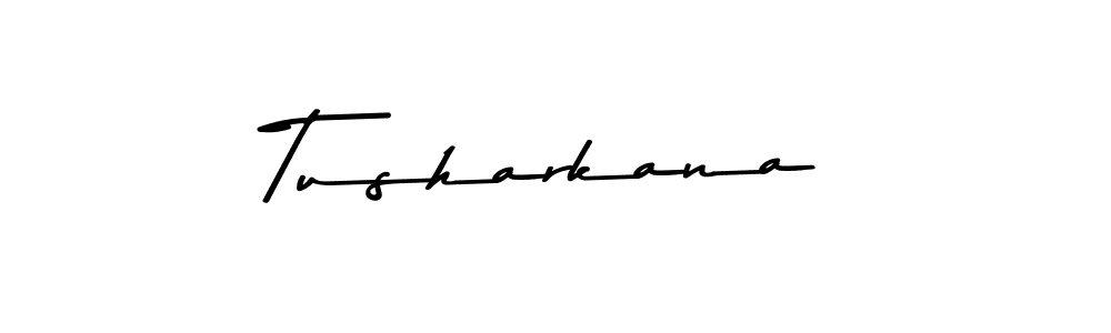 Use a signature maker to create a handwritten signature online. With this signature software, you can design (Asem Kandis PERSONAL USE) your own signature for name Tusharkana. Tusharkana signature style 9 images and pictures png