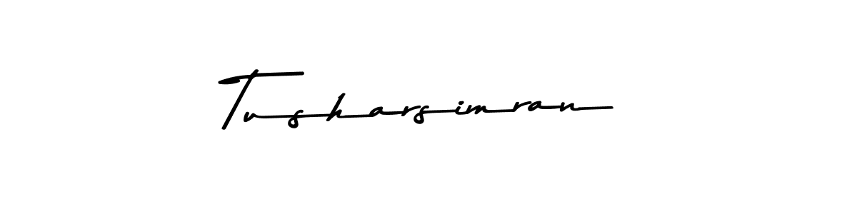 It looks lik you need a new signature style for name Tusharsimran. Design unique handwritten (Asem Kandis PERSONAL USE) signature with our free signature maker in just a few clicks. Tusharsimran signature style 9 images and pictures png