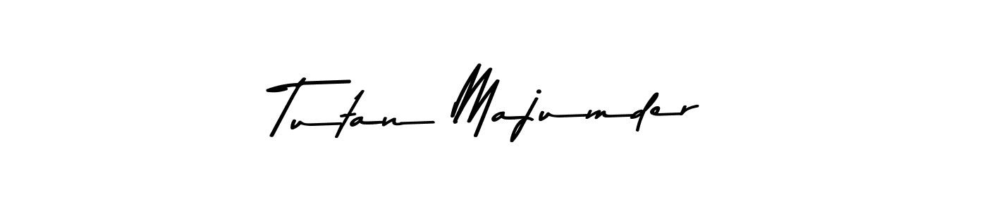 Design your own signature with our free online signature maker. With this signature software, you can create a handwritten (Asem Kandis PERSONAL USE) signature for name Tutan Majumder. Tutan Majumder signature style 9 images and pictures png