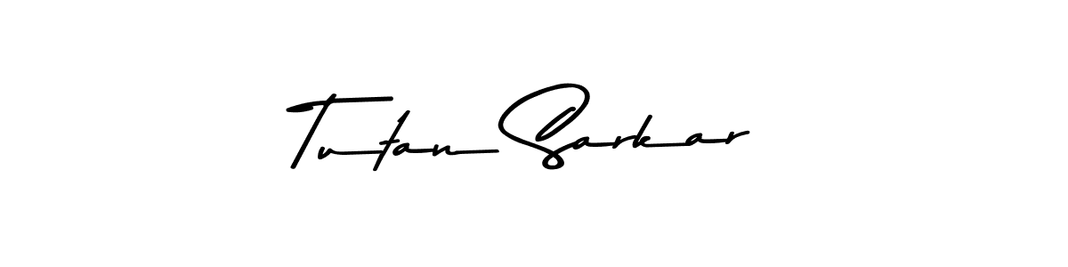 Tutan Sarkar stylish signature style. Best Handwritten Sign (Asem Kandis PERSONAL USE) for my name. Handwritten Signature Collection Ideas for my name Tutan Sarkar. Tutan Sarkar signature style 9 images and pictures png