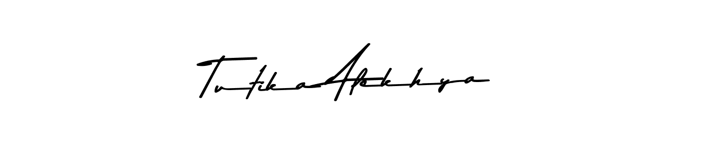 How to Draw Tutika Alekhya signature style? Asem Kandis PERSONAL USE is a latest design signature styles for name Tutika Alekhya. Tutika Alekhya signature style 9 images and pictures png