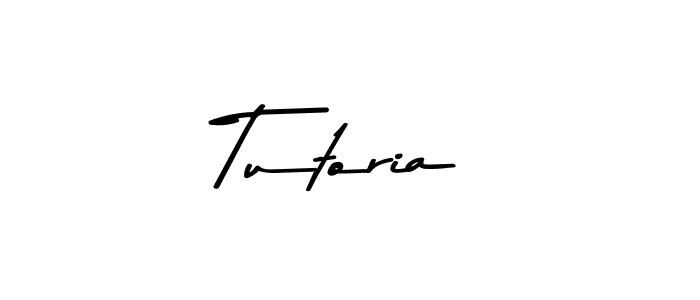 You should practise on your own different ways (Asem Kandis PERSONAL USE) to write your name (Tutoria) in signature. don't let someone else do it for you. Tutoria signature style 9 images and pictures png
