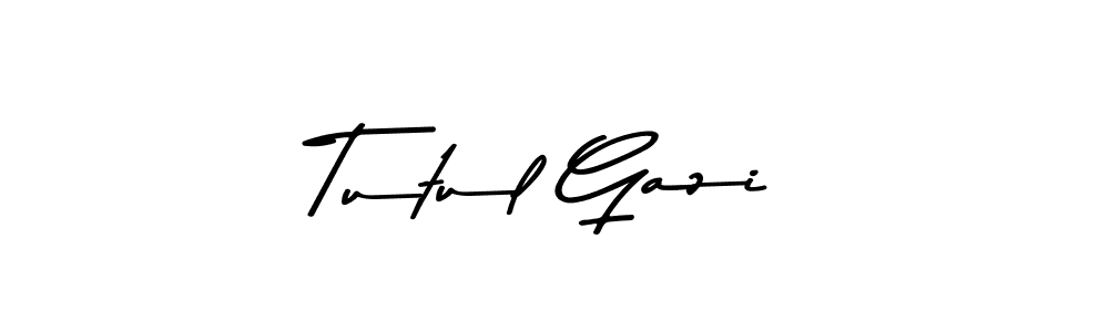 Use a signature maker to create a handwritten signature online. With this signature software, you can design (Asem Kandis PERSONAL USE) your own signature for name Tutul Gazi. Tutul Gazi signature style 9 images and pictures png