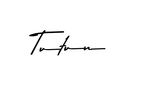Design your own signature with our free online signature maker. With this signature software, you can create a handwritten (Asem Kandis PERSONAL USE) signature for name Tutun. Tutun signature style 9 images and pictures png