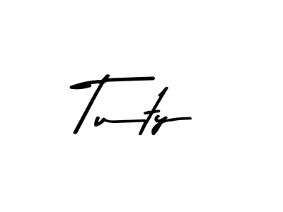 You should practise on your own different ways (Asem Kandis PERSONAL USE) to write your name (Tuty) in signature. don't let someone else do it for you. Tuty signature style 9 images and pictures png