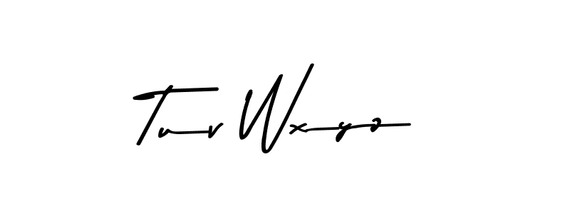 Use a signature maker to create a handwritten signature online. With this signature software, you can design (Asem Kandis PERSONAL USE) your own signature for name Tuv Wxyz. Tuv Wxyz signature style 9 images and pictures png