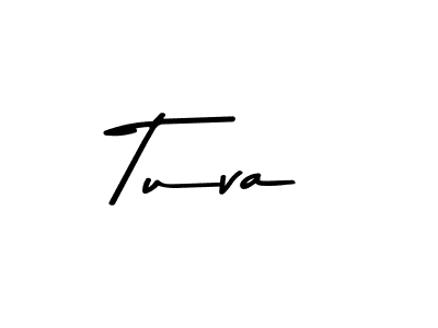 Use a signature maker to create a handwritten signature online. With this signature software, you can design (Asem Kandis PERSONAL USE) your own signature for name Tuva. Tuva signature style 9 images and pictures png