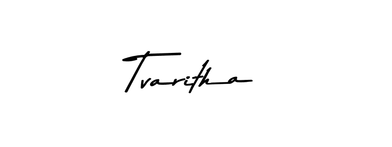 The best way (Asem Kandis PERSONAL USE) to make a short signature is to pick only two or three words in your name. The name Tvaritha include a total of six letters. For converting this name. Tvaritha signature style 9 images and pictures png