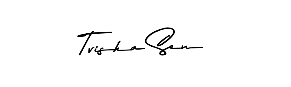 Design your own signature with our free online signature maker. With this signature software, you can create a handwritten (Asem Kandis PERSONAL USE) signature for name Tvisha Sen. Tvisha Sen signature style 9 images and pictures png