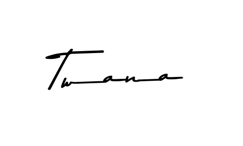 Twana stylish signature style. Best Handwritten Sign (Asem Kandis PERSONAL USE) for my name. Handwritten Signature Collection Ideas for my name Twana. Twana signature style 9 images and pictures png