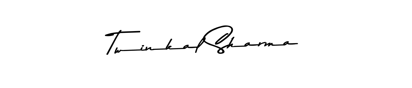 Also You can easily find your signature by using the search form. We will create Twinkal Sharma name handwritten signature images for you free of cost using Asem Kandis PERSONAL USE sign style. Twinkal Sharma signature style 9 images and pictures png
