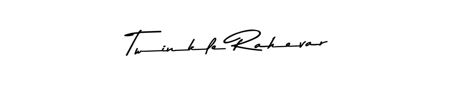 Make a beautiful signature design for name Twinkle Rahevar. With this signature (Asem Kandis PERSONAL USE) style, you can create a handwritten signature for free. Twinkle Rahevar signature style 9 images and pictures png