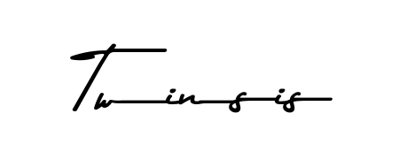 Practice writing Twinsis with the flow of Asem Kandis PERSONAL USE lettering. A fantastic source of inspiration for developing your personal signature style. Twinsis signature style 9 images and pictures png