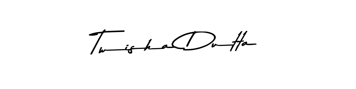 Here are the top 10 professional signature styles for the name Twisha Dutta. These are the best autograph styles you can use for your name. Twisha Dutta signature style 9 images and pictures png