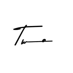 Design your own signature with our free online signature maker. With this signature software, you can create a handwritten (Asem Kandis PERSONAL USE) signature for name Two. Two signature style 9 images and pictures png