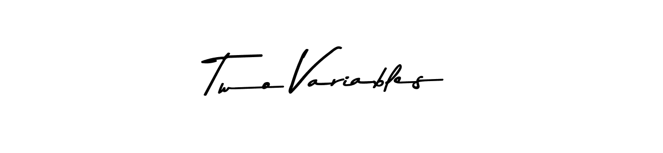 if you are searching for the best signature style for your name Two Variables. so please give up your signature search. here we have designed multiple signature styles  using Asem Kandis PERSONAL USE. Two Variables signature style 9 images and pictures png