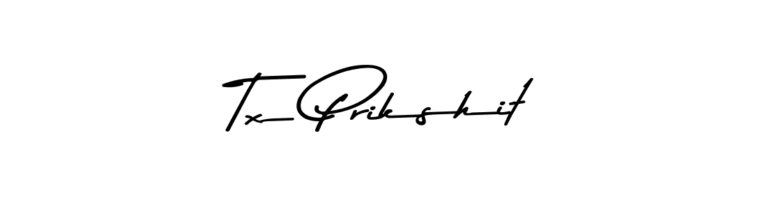 Design your own signature with our free online signature maker. With this signature software, you can create a handwritten (Asem Kandis PERSONAL USE) signature for name Tx Prikshit. Tx Prikshit signature style 9 images and pictures png