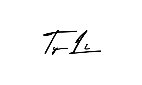 Make a beautiful signature design for name Ty Li. With this signature (Asem Kandis PERSONAL USE) style, you can create a handwritten signature for free. Ty Li signature style 9 images and pictures png