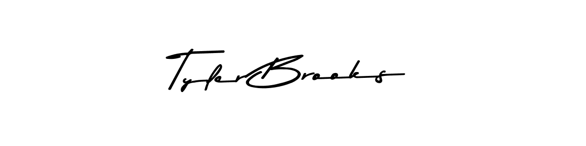 Use a signature maker to create a handwritten signature online. With this signature software, you can design (Asem Kandis PERSONAL USE) your own signature for name Tyler Brooks. Tyler Brooks signature style 9 images and pictures png