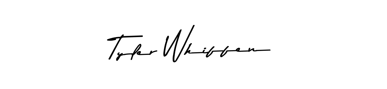 You should practise on your own different ways (Asem Kandis PERSONAL USE) to write your name (Tyler Whiffen) in signature. don't let someone else do it for you. Tyler Whiffen signature style 9 images and pictures png
