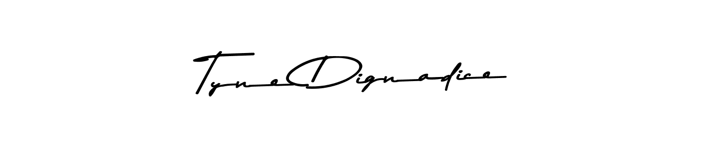 Similarly Asem Kandis PERSONAL USE is the best handwritten signature design. Signature creator online .You can use it as an online autograph creator for name Tyne Dignadice. Tyne Dignadice signature style 9 images and pictures png