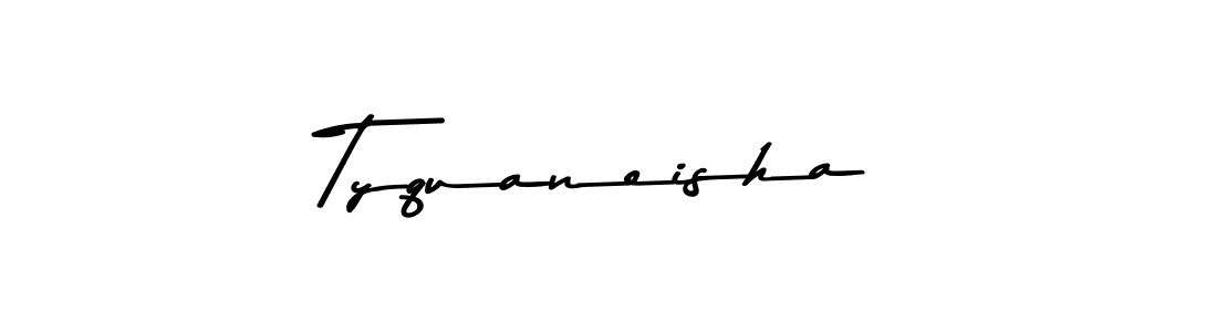 Make a beautiful signature design for name Tyquaneisha. Use this online signature maker to create a handwritten signature for free. Tyquaneisha signature style 9 images and pictures png