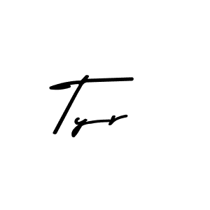 Use a signature maker to create a handwritten signature online. With this signature software, you can design (Asem Kandis PERSONAL USE) your own signature for name Tyr. Tyr signature style 9 images and pictures png